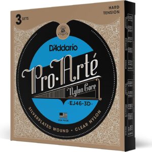 D'Addario E-J46 3D Classical (Packs of 3) Hard Tension