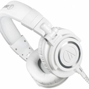 AUDIO-TECHNICA ATHM50XWH Studio Headphones in White