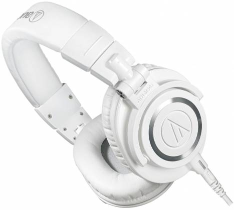 AUDIO-TECHNICA ATHM50XWH Studio Headphones in White