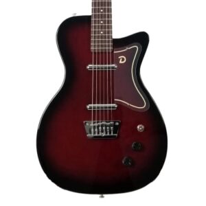 Danelectro D56 Baritone Dolphin-HS Redburst