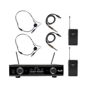 CAD Dual channel digital wireless microphone and guitar system