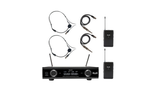 CAD Dual channel digital wireless microphone and guitar system