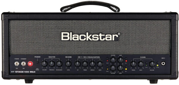 Blackstar STAGE100H MKII - 100 Watts Guitar Tube Head (2 ecc83, 1 ecc82, 4 EL34)