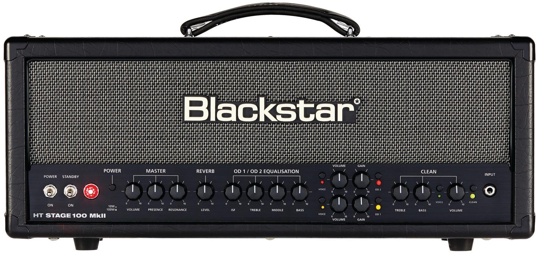 Blackstar STAGE100H MKII - 100 Watts Guitar Tube Head (2 ecc83, 1 ecc82, 4 EL34)