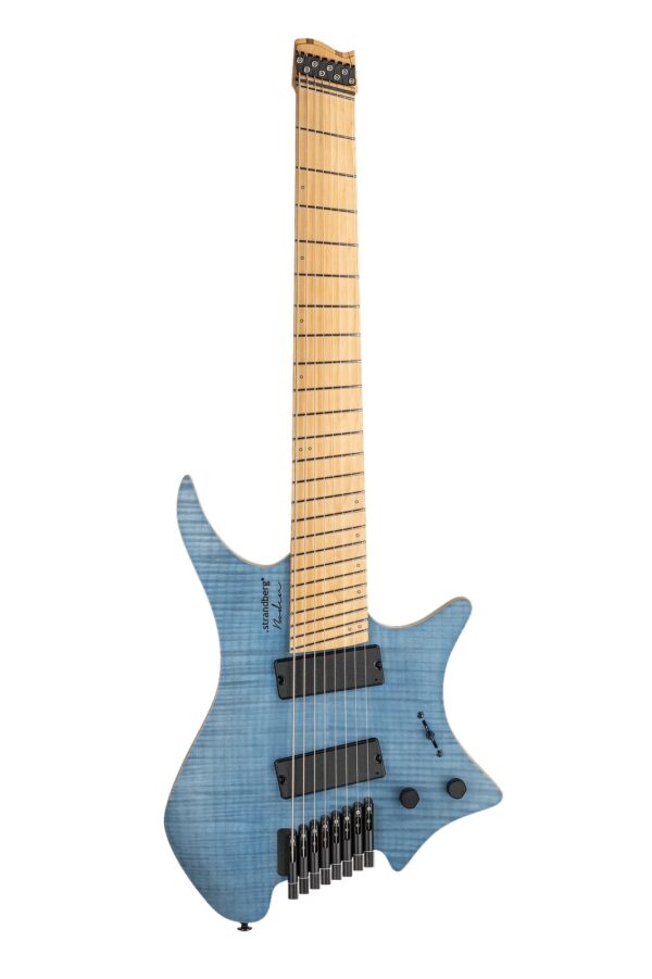 Strandberg Standard NX8 Maple Flame Blue Ergonomic Electric Guitar