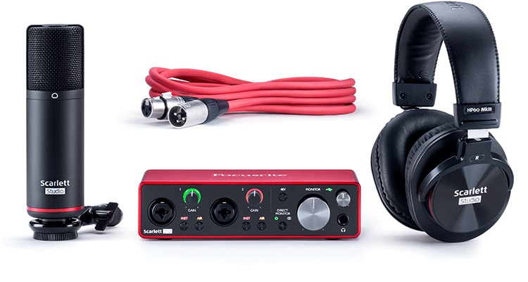 Focusrite Scarlett 2i2 Studio 3rd Generation Bundle