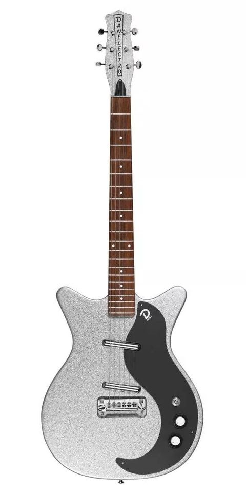 Danelectro D59M-SLV-MET